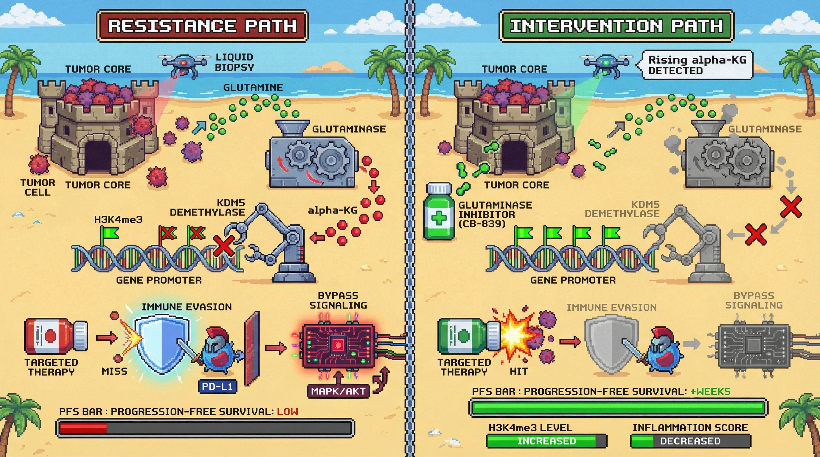 Infographic for: DynamicN-of-1 Proteogenomic‑Metabolomic Loop for Real‑Time Adaptation of Combination Therapy in Solid Tumors