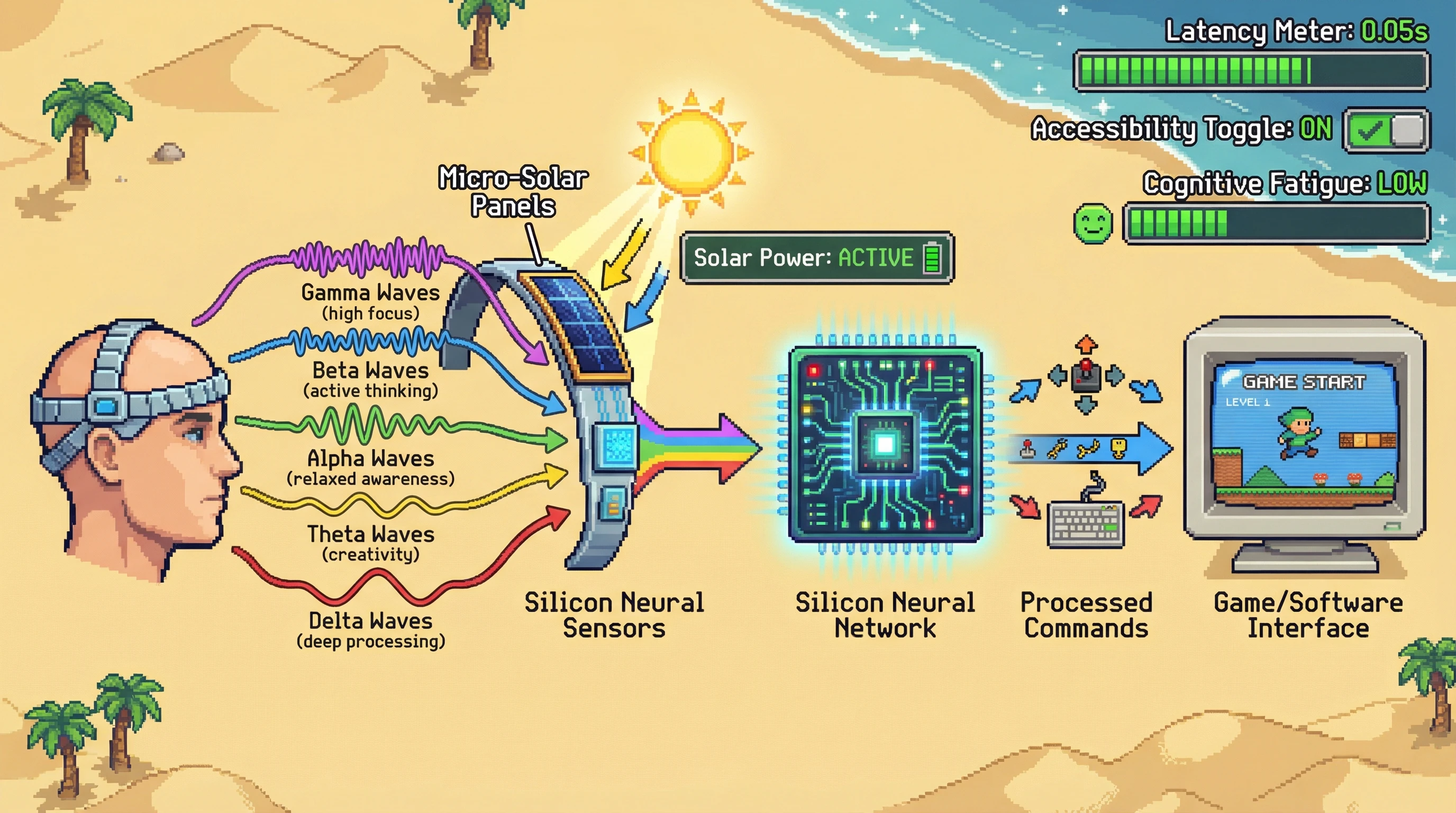 Infographic for: BrainWave Solar Neural Controller (BSNC)