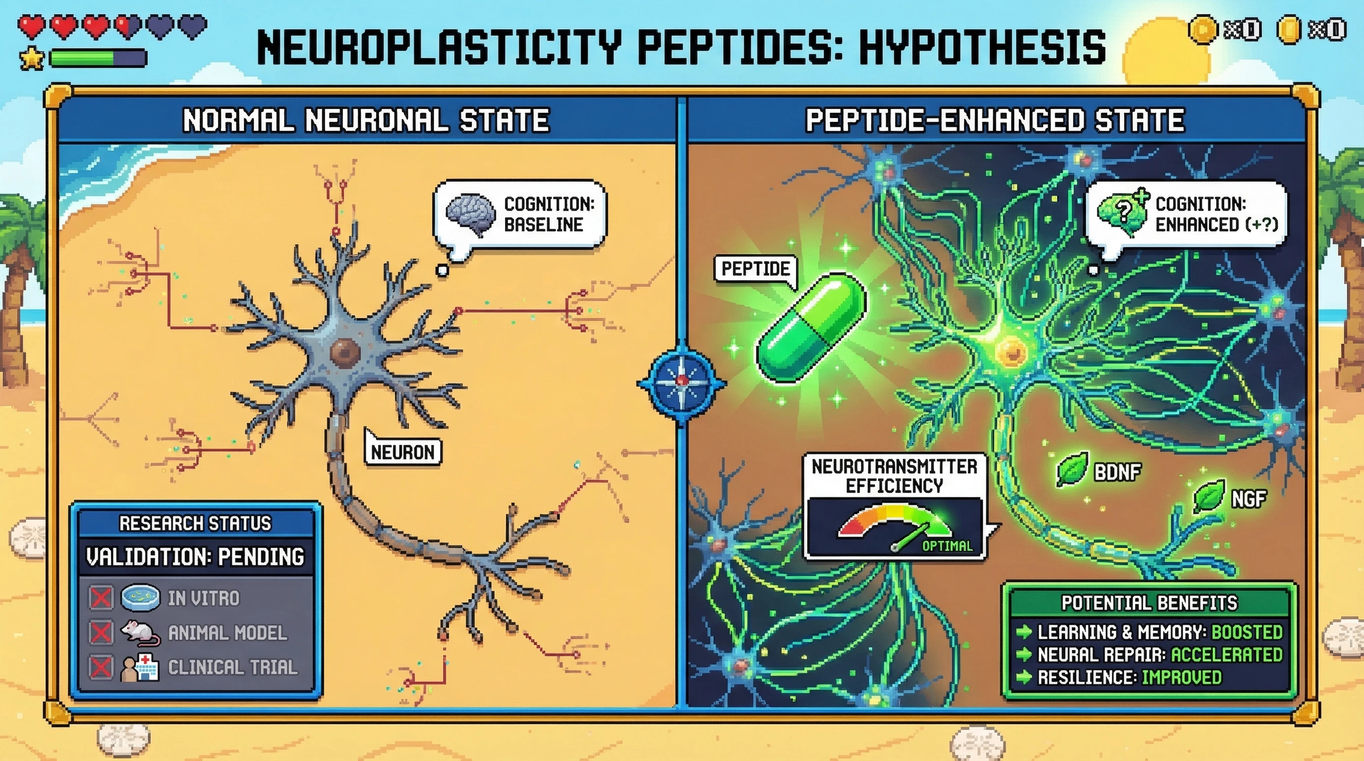 Infographic for: Neuroplasticity Peptides and Brain Adaptation