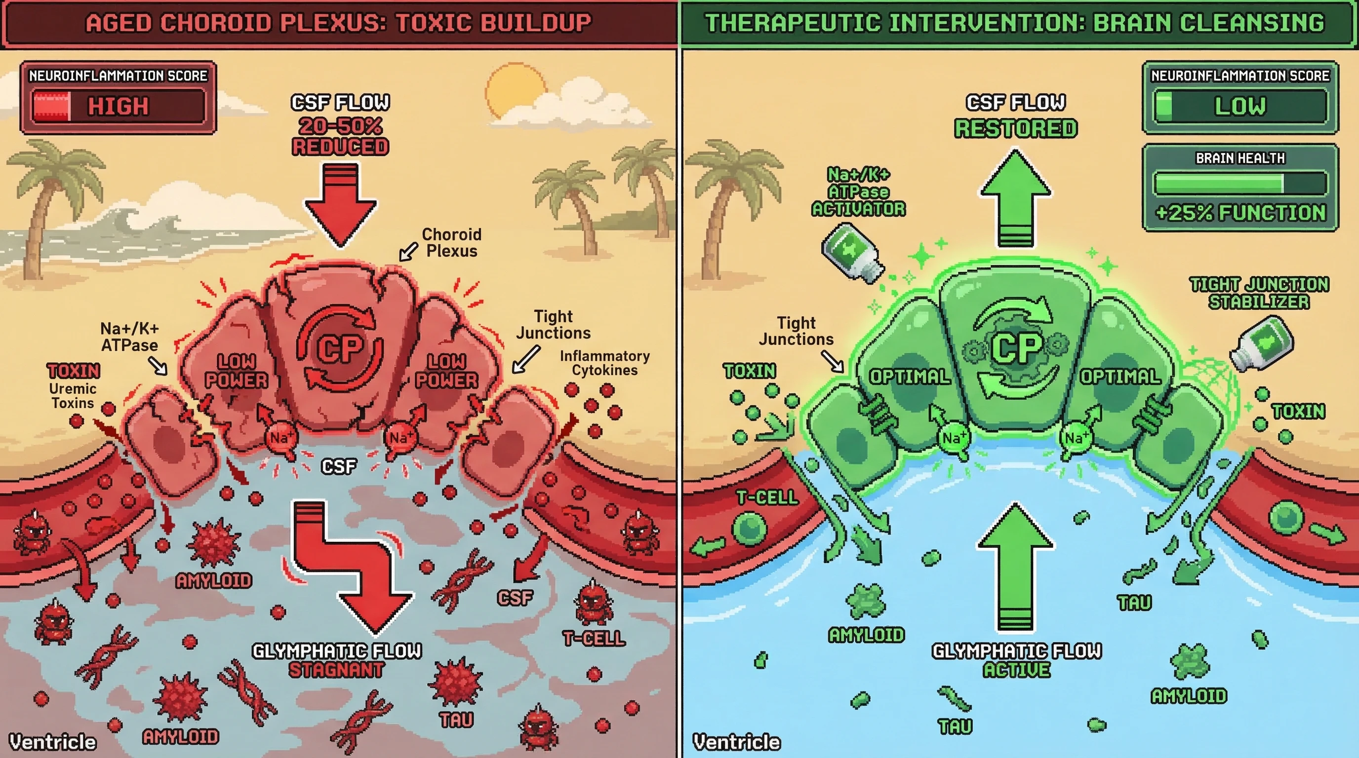 Infographic for:  Choroid Plexus Dysfunction On Alzheimer's Disease