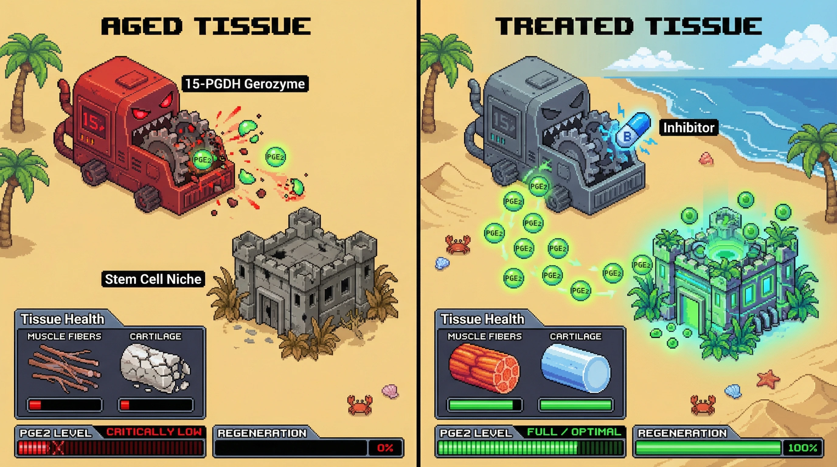 Infographic for: Hypothesis: 15-PGDH – The Real Gerozyme We Can Drug