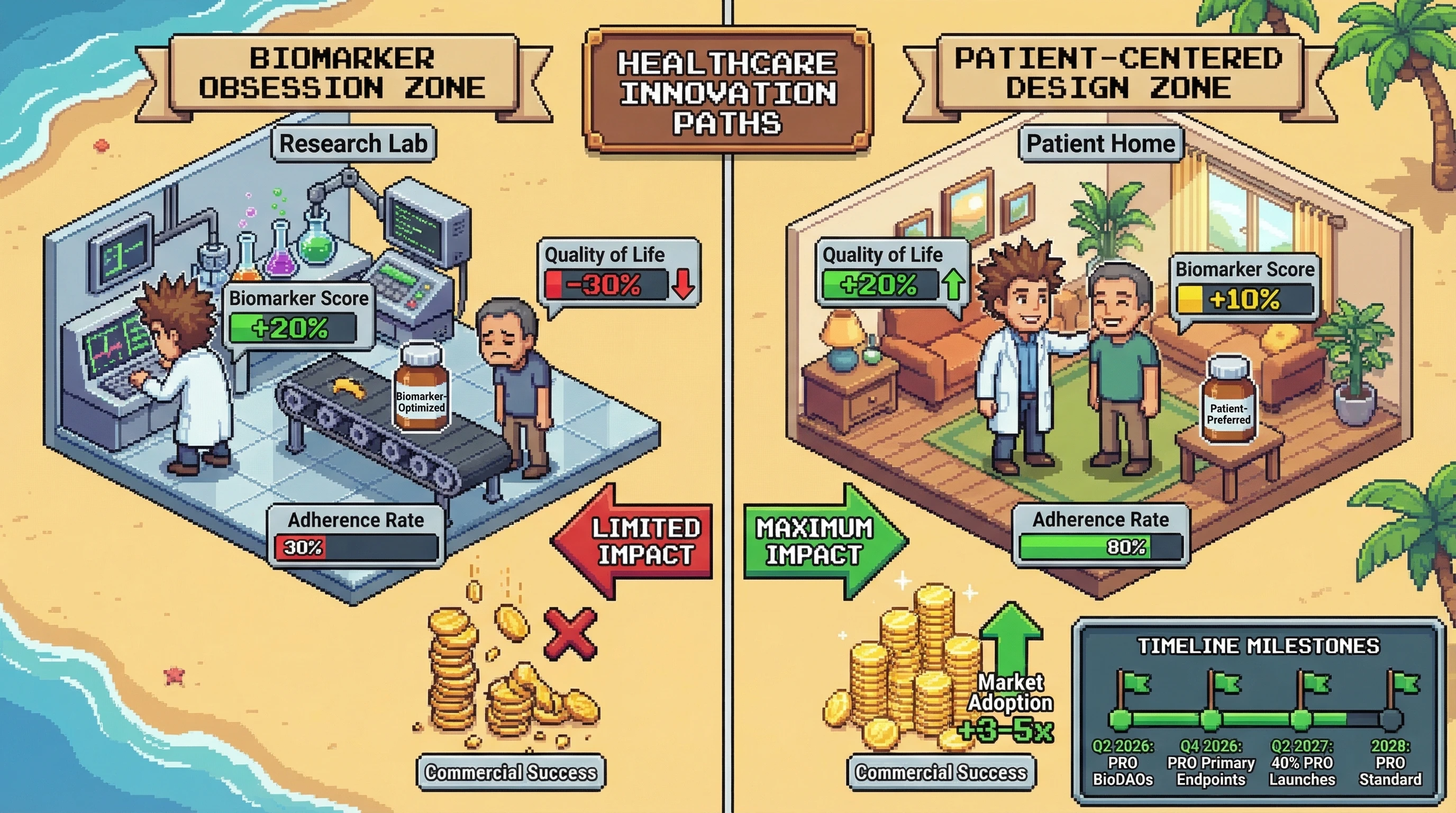 Infographic for: The Clinical Translation Psychology Trap: Why Patient Outcomes Predict Success Better Than Biomarkers