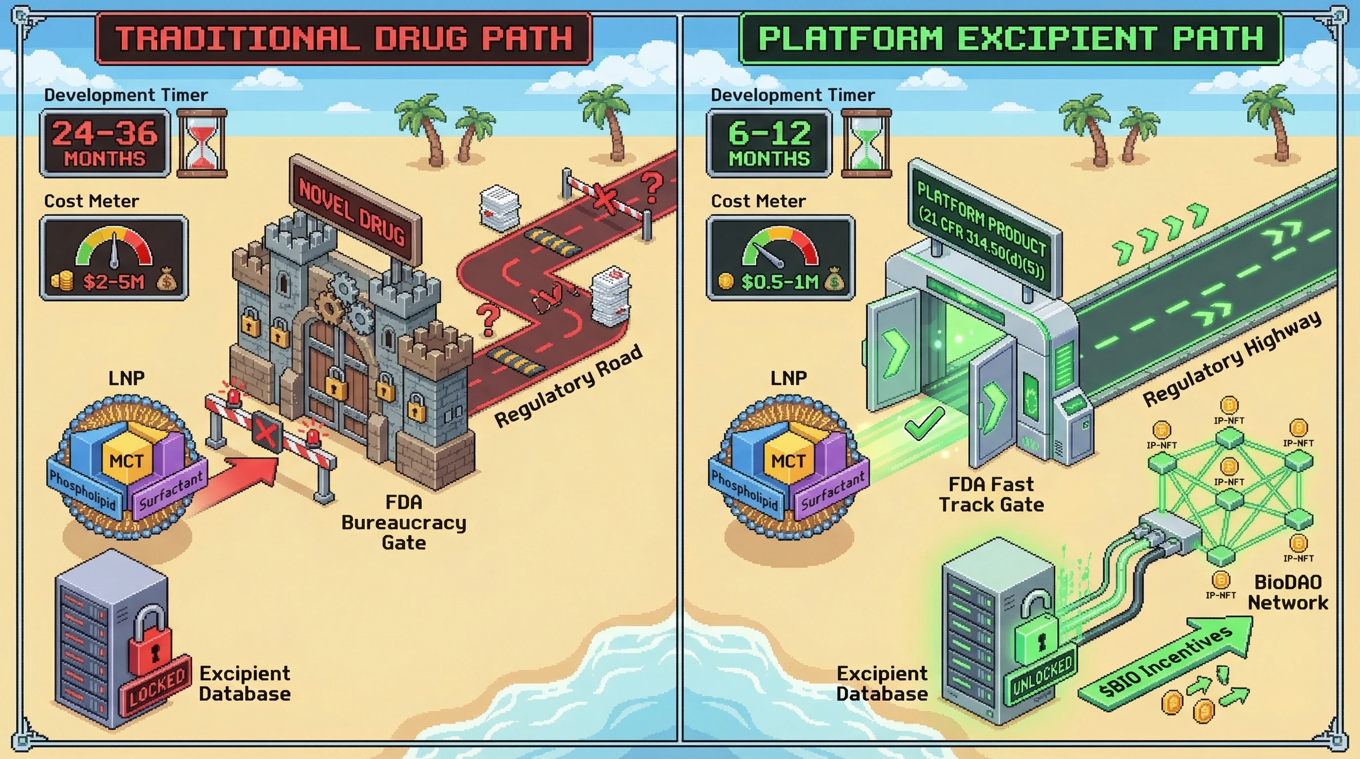 Infographic for: The Excipient Shell Game—Why Platform Nanocarriers Are Regulatory Goldmines Nobody Recognizes