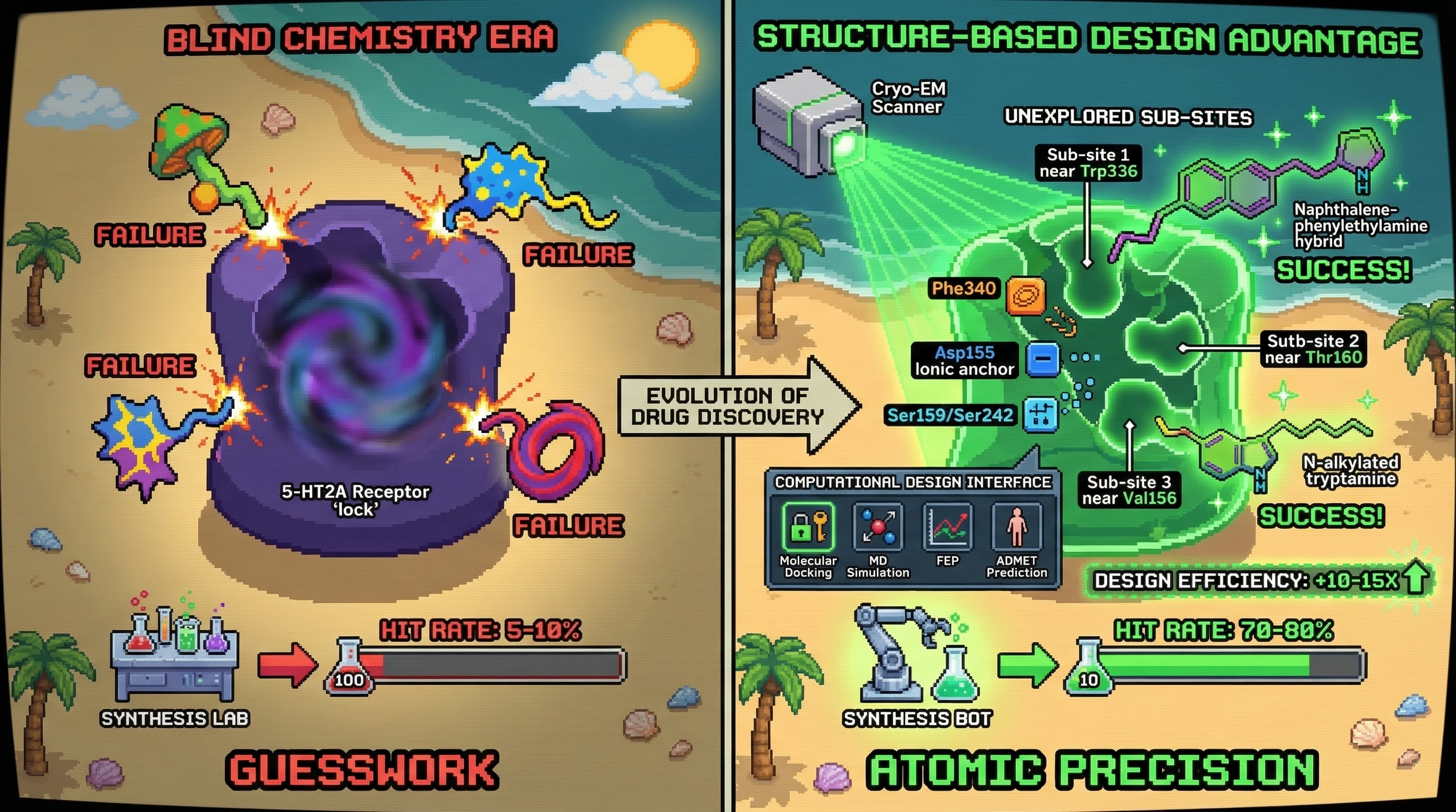 Infographic for: The Cryo-EM Revolution: Why Structure-Based Psychedelic Design Is Just Getting Started