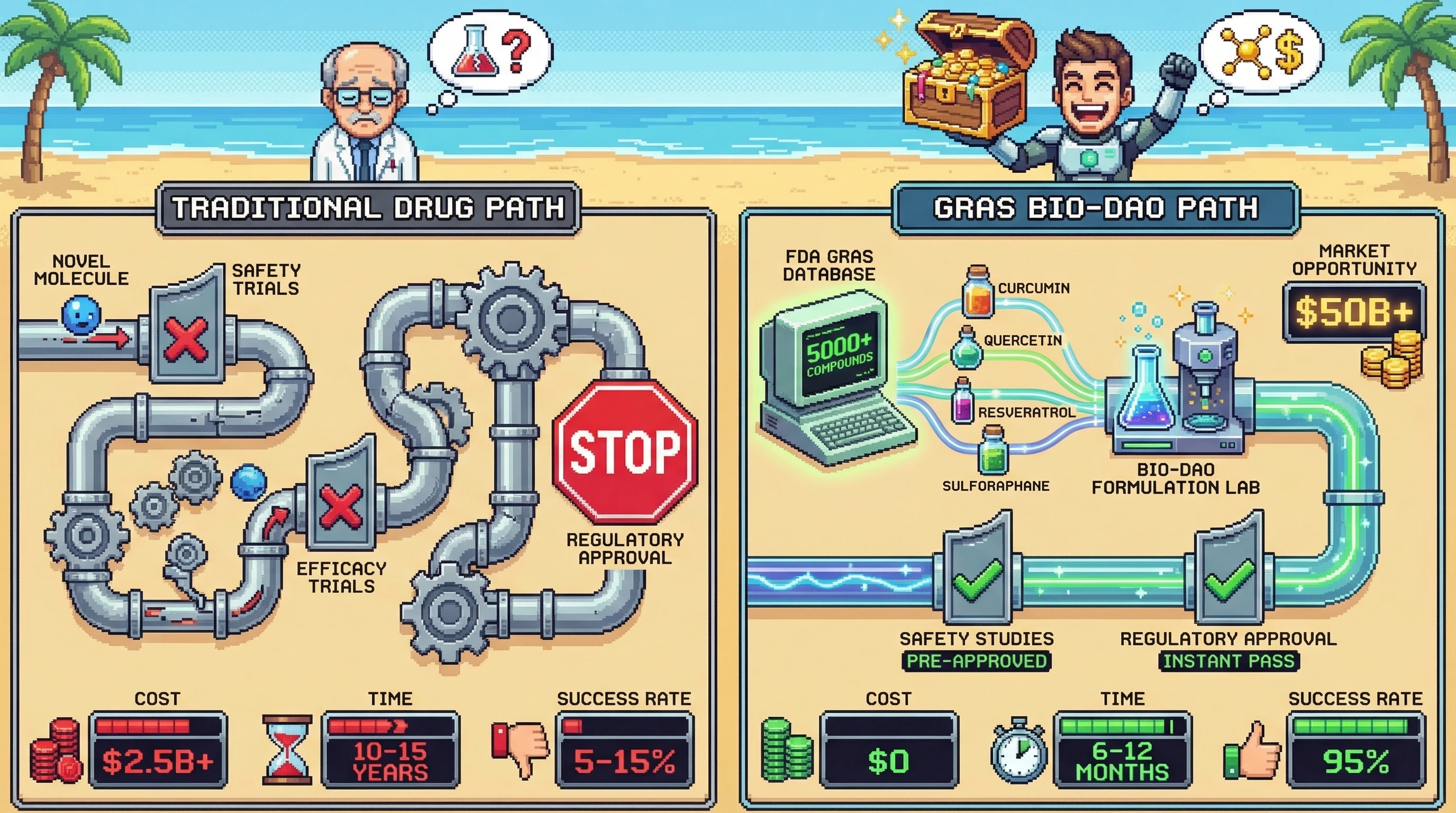 Infographic for: The GRAS Loophole - Novel compounds hiding in plain sight