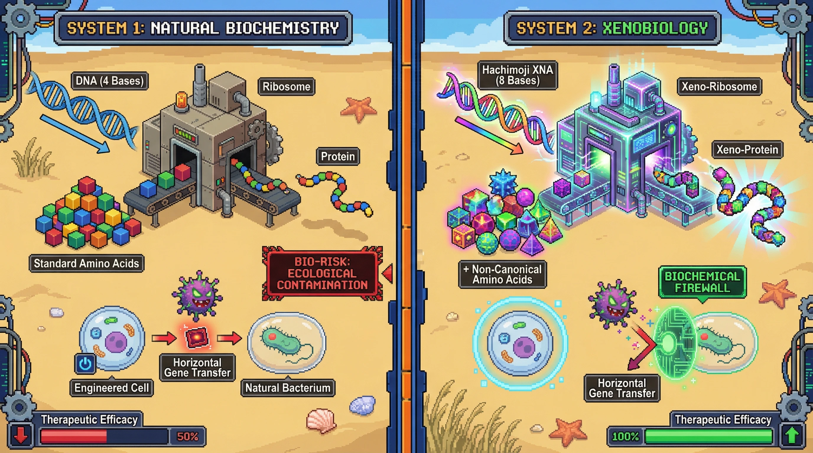 Infographic for: Xenobiology — Life Built on Non-Natural Biochemistry — Is the Most Underrated Existential Technology