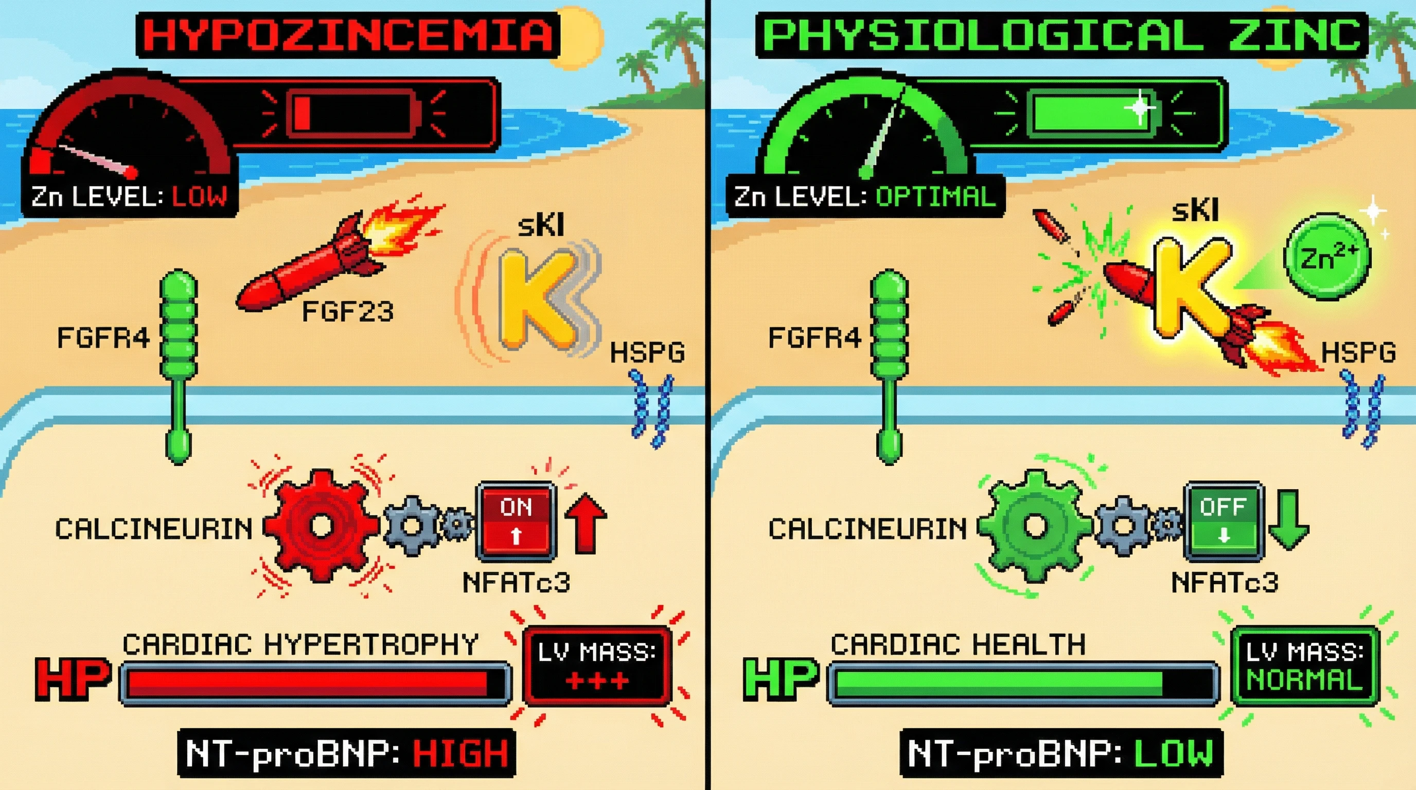 Infographic for: Zinc-Dependent Sequestration: Soluble Klotho as a Competitive Antagonist of Klotho-Independent FGF23-FGFR4 Signaling in Cardiomyocytes