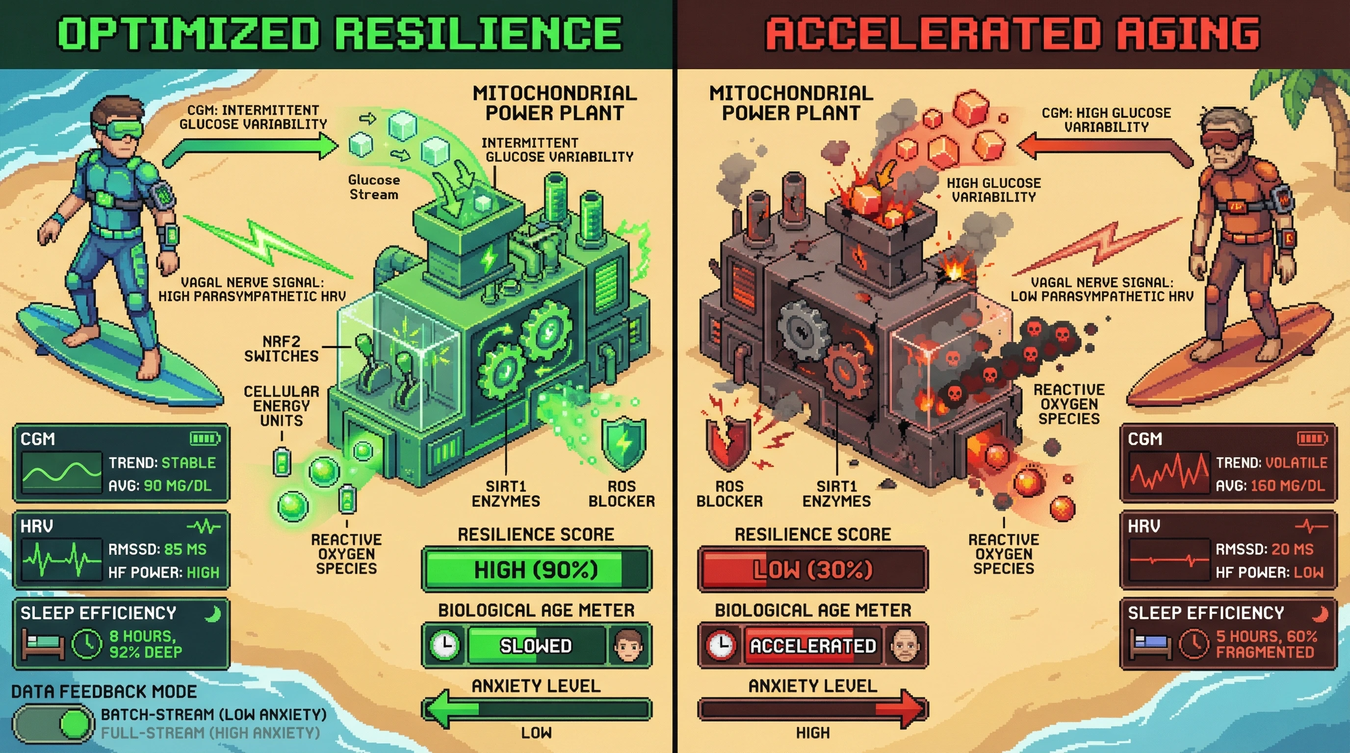 Infographic for: Multimodal Wearable Biomarkers and Mitochondrial Hormesis as a Predictor of Resilience Decline: An Adaptive n=1 Trial Hypothesis