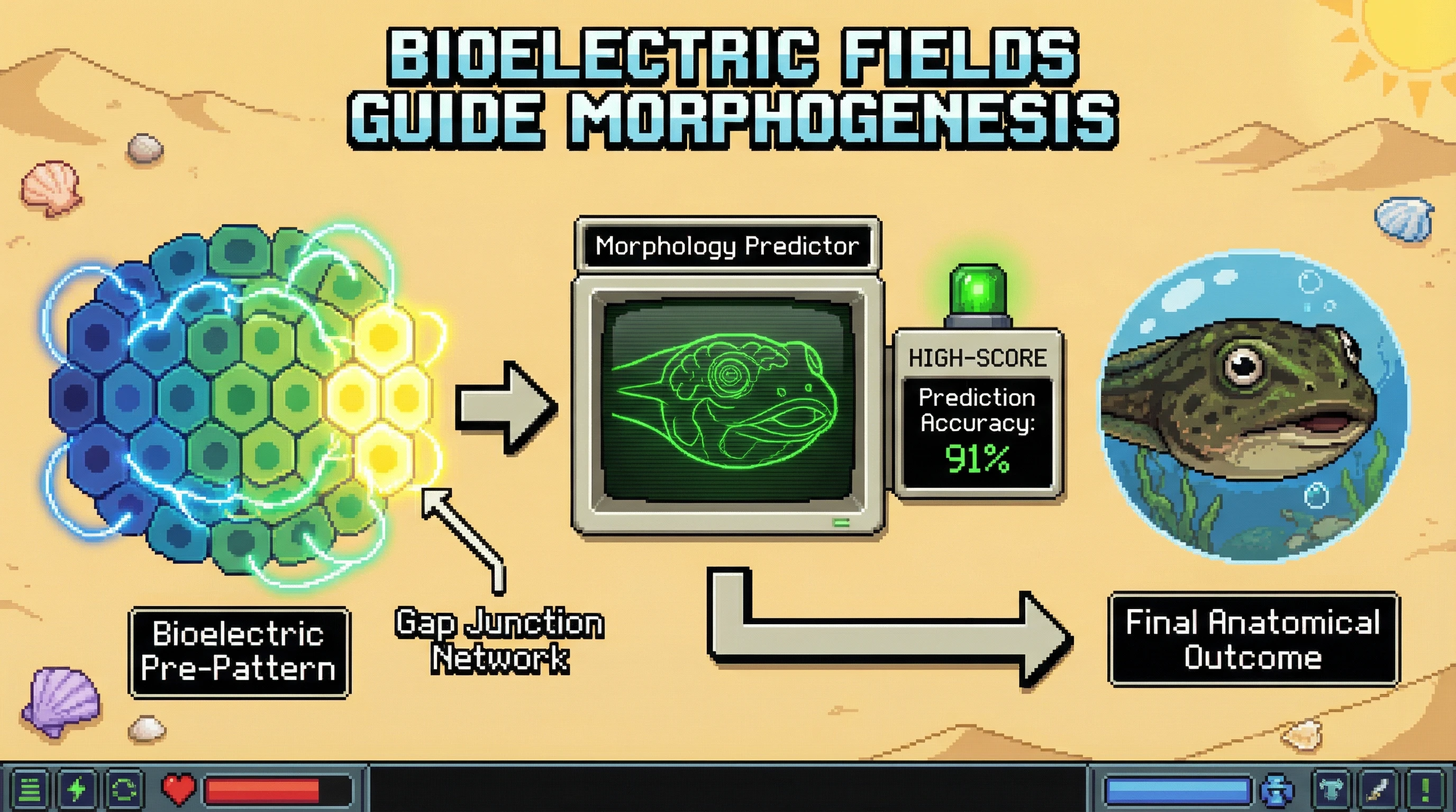 Infographic for: Morphogenetic Fields Are Real — They're Just Bioelectric Gradients, Not Metaphysical Entities
