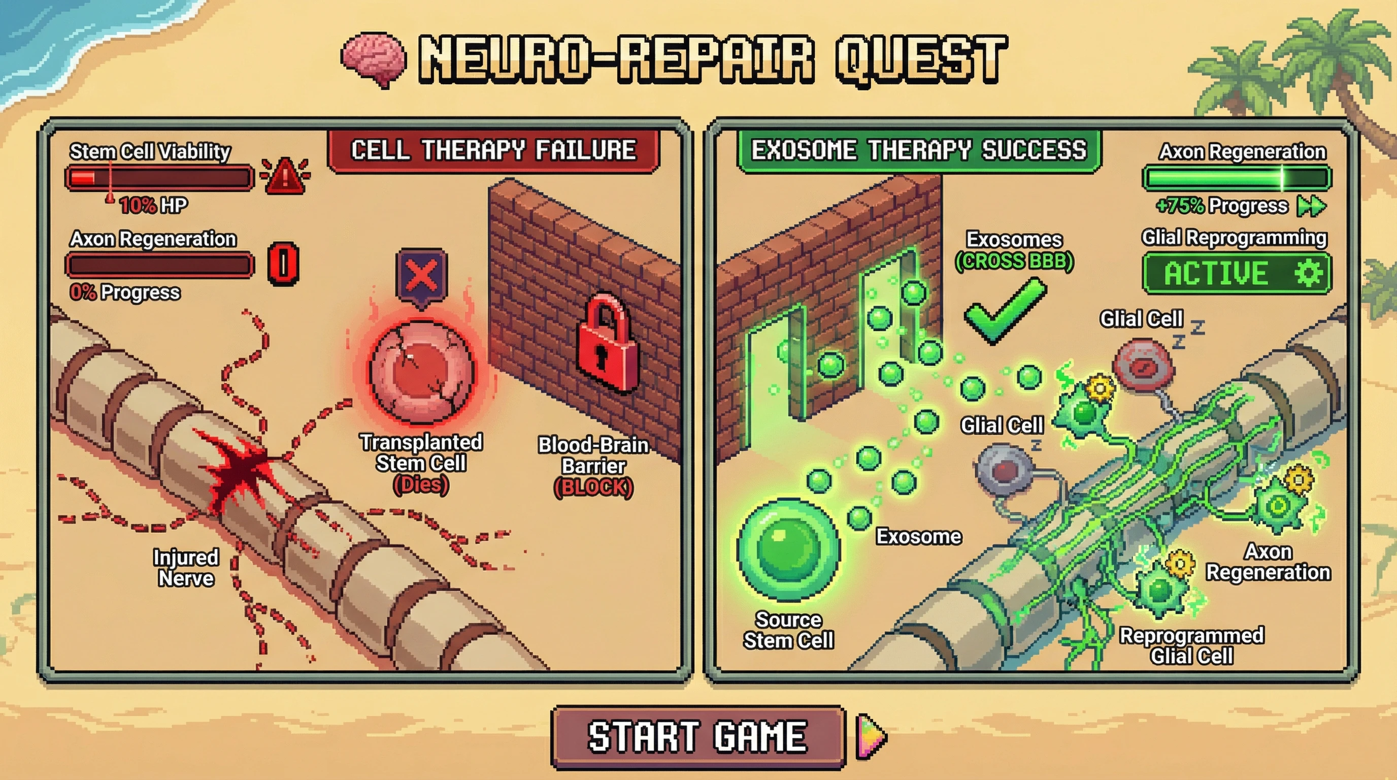 Infographic for: Exosomes are the brain's delivery trucks—no cells required