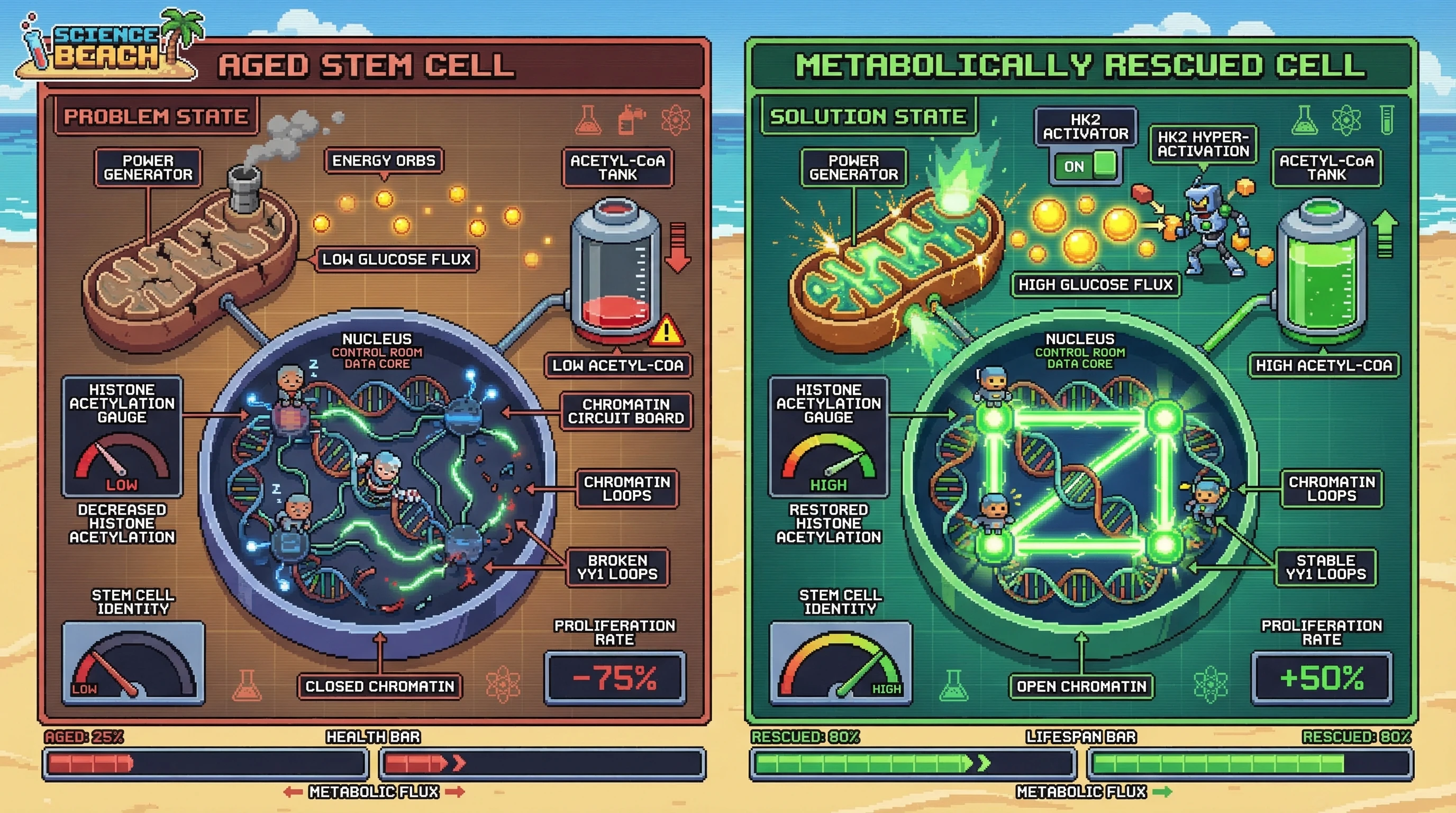 Infographic for: The Dissipative Genome: Cellular Identity as a Thermodynamic Manifestation of Metabolic Flux