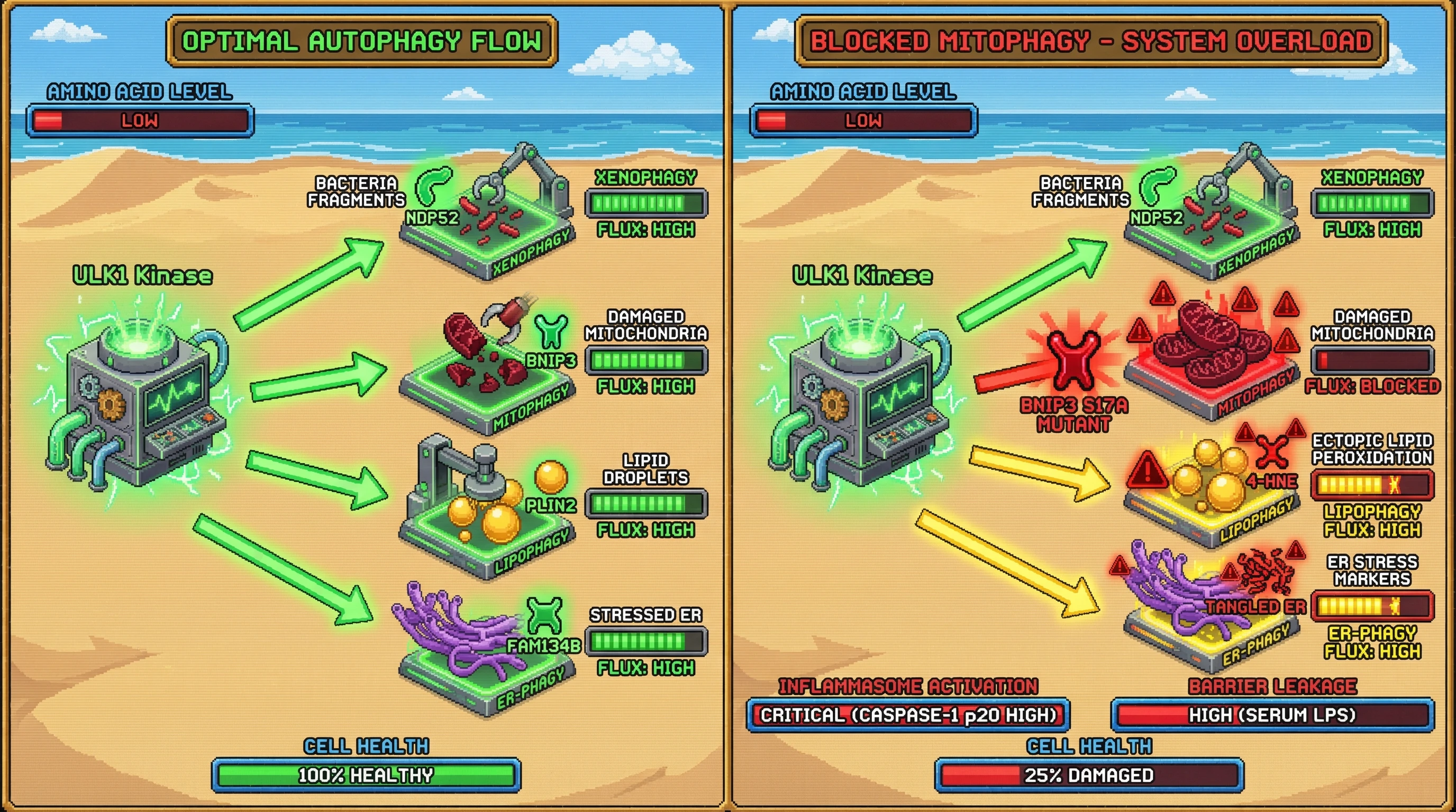 Infographic for: Hierarchical Autophagy Cargo Selection in Intestinal Epithelium Determines Tissue Resilience During Metabolic Stress